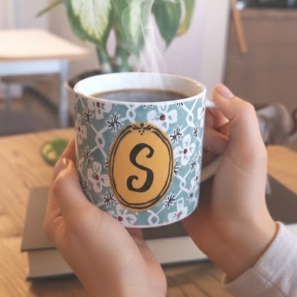 Anthropologie Monogram "S" Mug – Alexandre Dumas Friendship Collection
